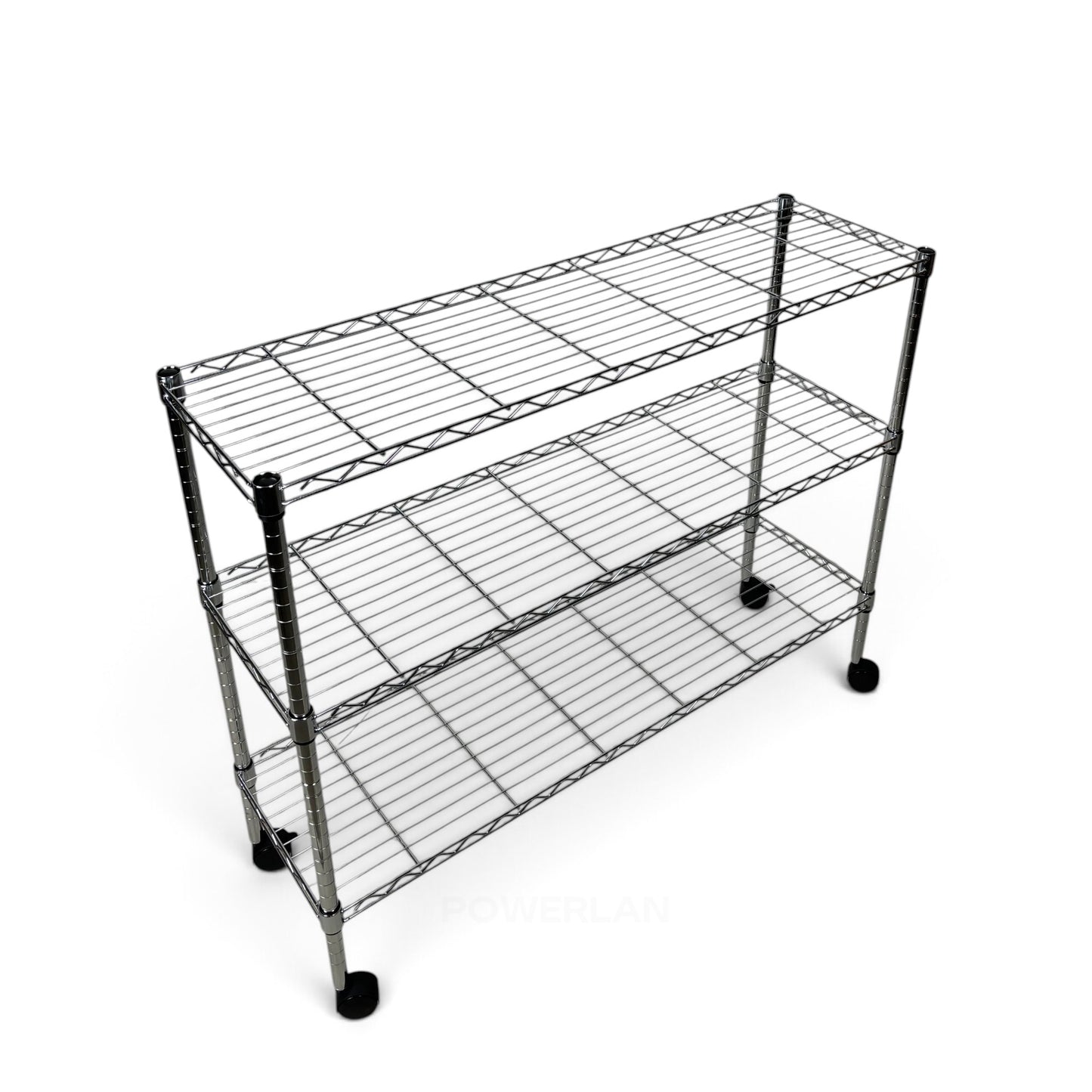 Scaffale Metallika H 102cm – 3 Ripiani 122×35 cm