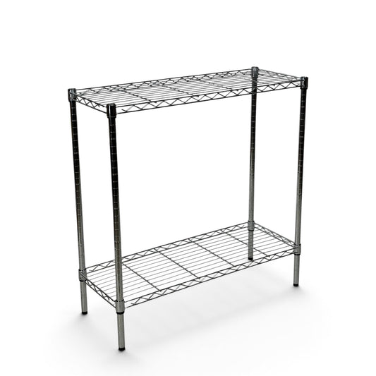 Scaffale Metallika H 92cm  – 2 Ripiani 90×45 cm