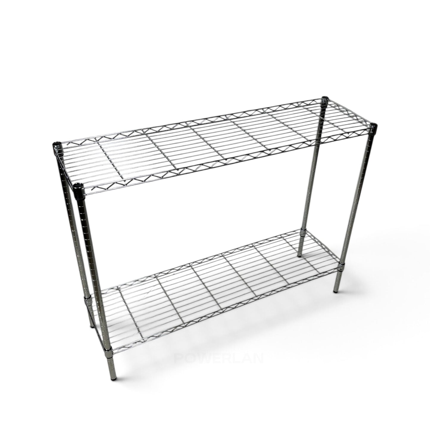 Scaffale Metallika H 102cm  – 2 Ripiani 122×35 cm