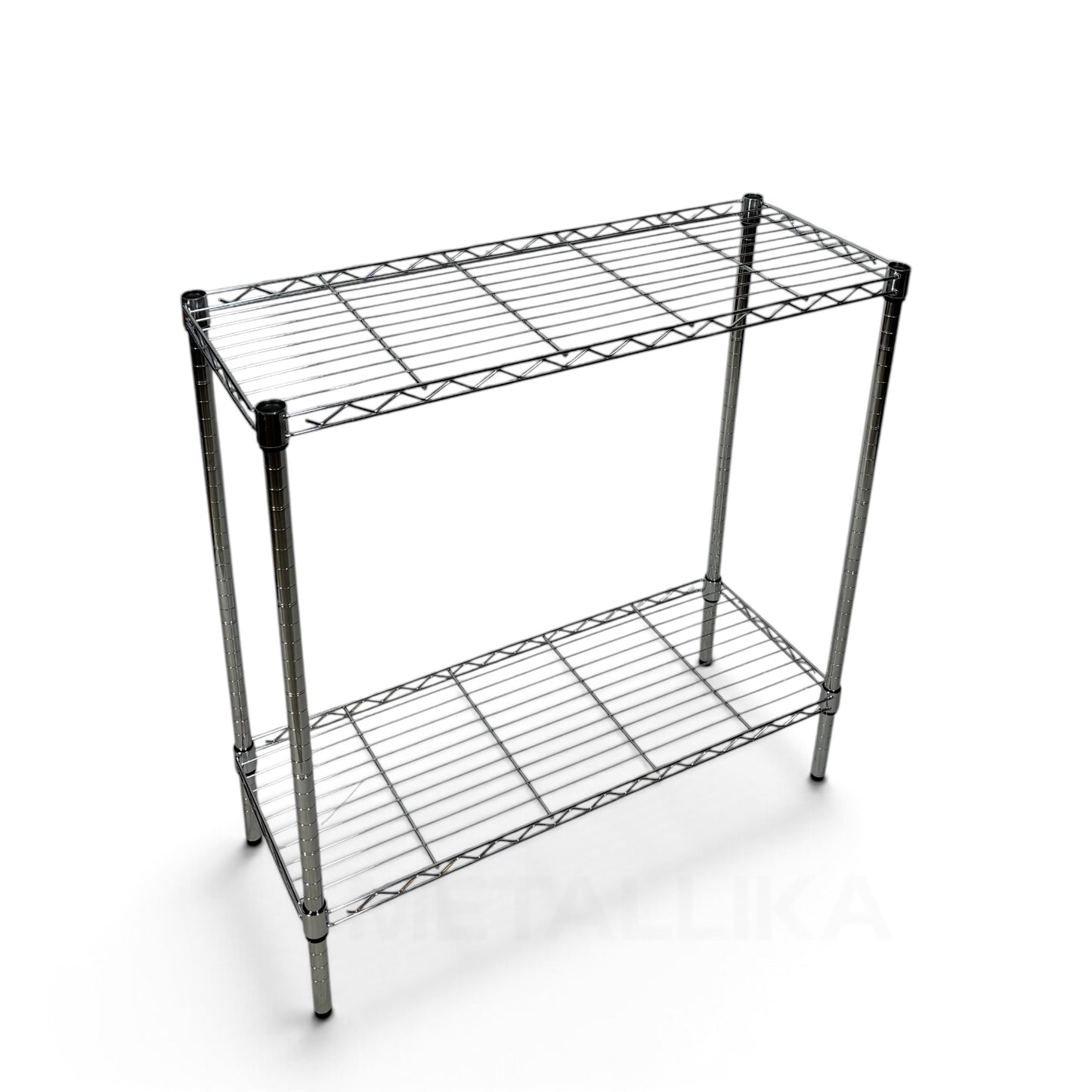 Scaffale Metallika H 92cm  – 2 Ripiani 90×45 cm