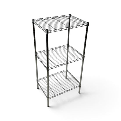 Scaffale Metallika H 122cm  – 3 Ripiani 60×35 cm