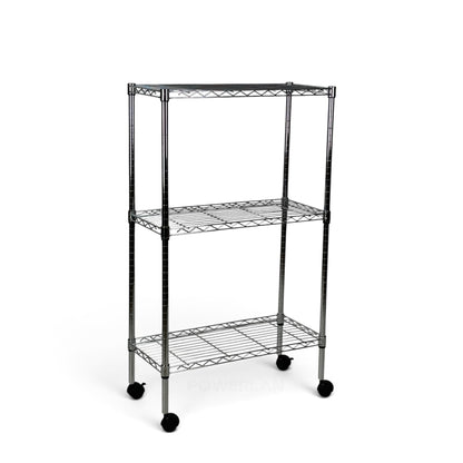 Scaffale Metallika H 122cm  – 3 Ripiani 90×45 cm