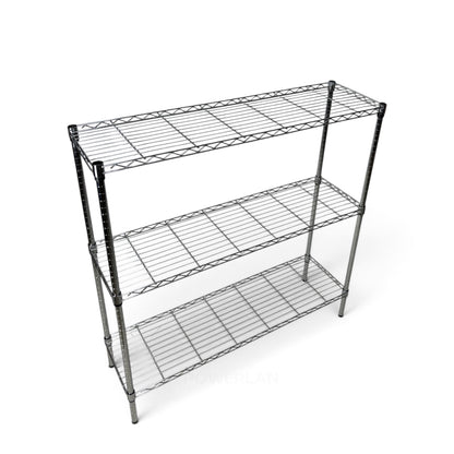 Scaffale Metallika H 122cm  – 3 Ripiani 122×45 cm