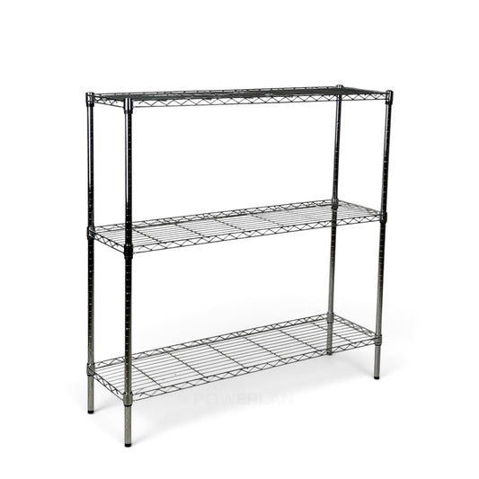 Scaffale Metallika H 122cm  – 3 Ripiani 122×35 cm