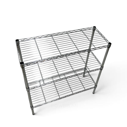 Scaffale Metallika H 102cm  – 3 Ripiani 90×45 cm