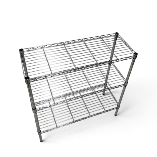 Scaffale Metallika H 92cm  – 3 Ripiani 90×45 cm