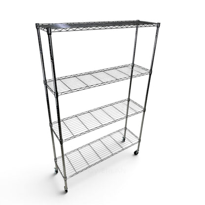 Scaffale Metallika H 182cm  – 4 Ripiani 122×45 cm