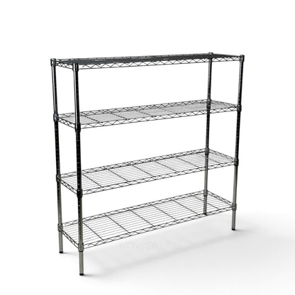 Scaffale Metallika H 122cm  – 4 Ripiani 122×35 cm
