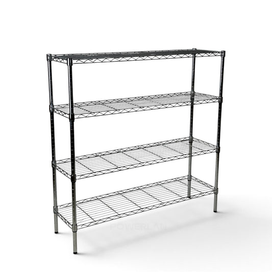 Scaffale Metallika H 122cm  – 4 Ripiani 122×35 cm