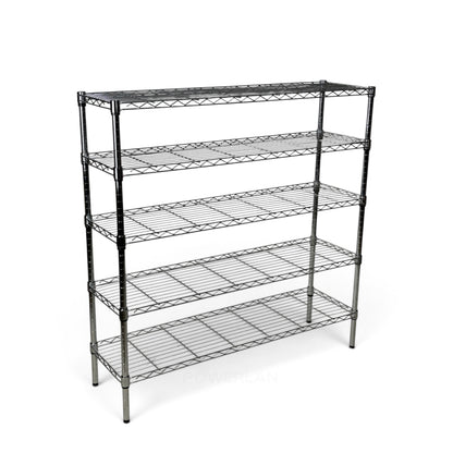 Scaffale Metallika H 122cm  – 5 Ripiani 122×35 cm