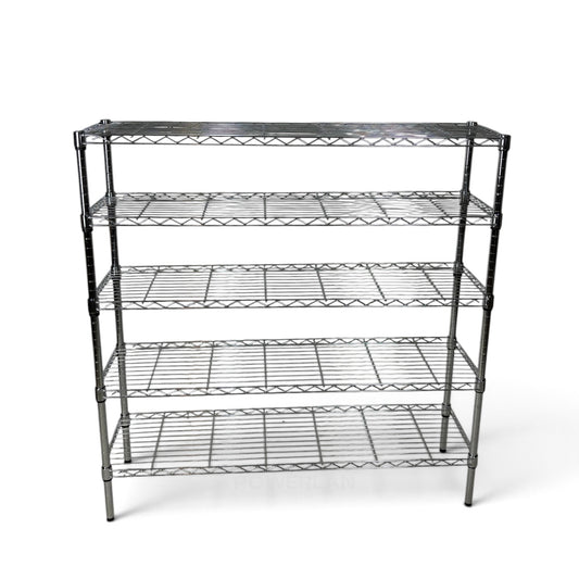 Scaffale Metallika H 122cm  – 5 Ripiani 122×35 cm