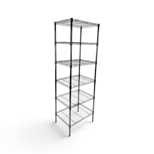 Scaffale Metallika H 182cm  – 6 Ripiani 60×45 cm