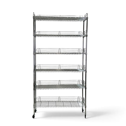 Scaffale Metallika H 252cm  – 6 Ripiani 122×35 cm