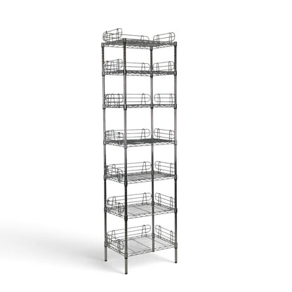 Scaffale Metallika H 202cm  – 7 Ripiani 60×35 cm