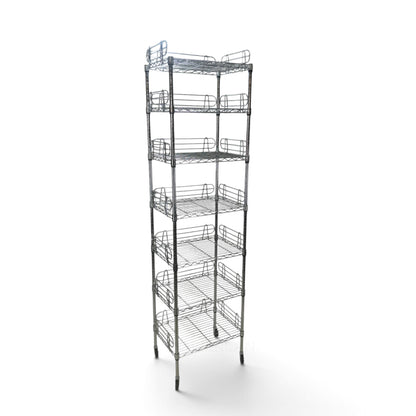 Scaffale Metallika H 252cm  – 7 Ripiani 60×45 cm