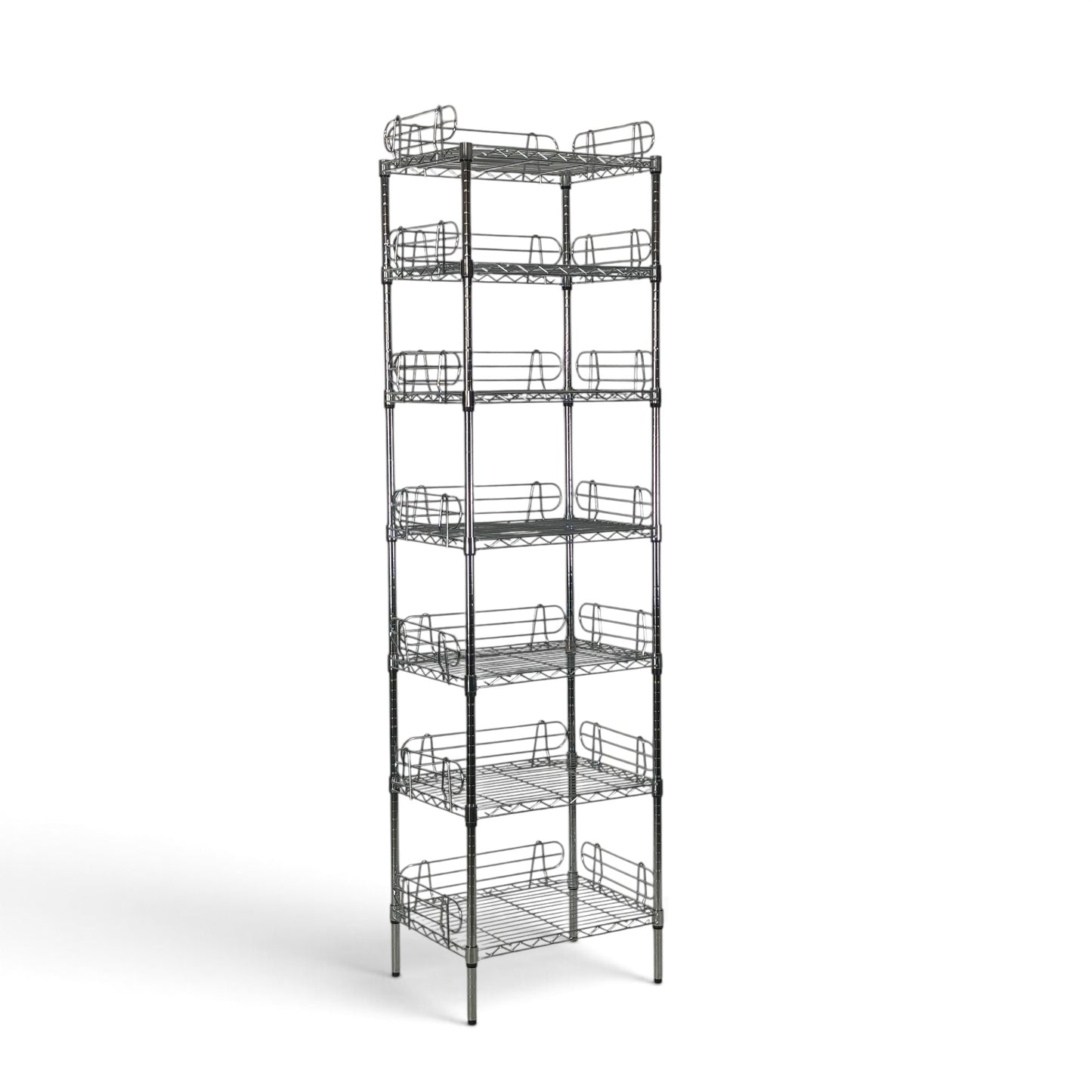 Scaffale Metallika H 222cm  – 7 Ripiani 60×45 cm