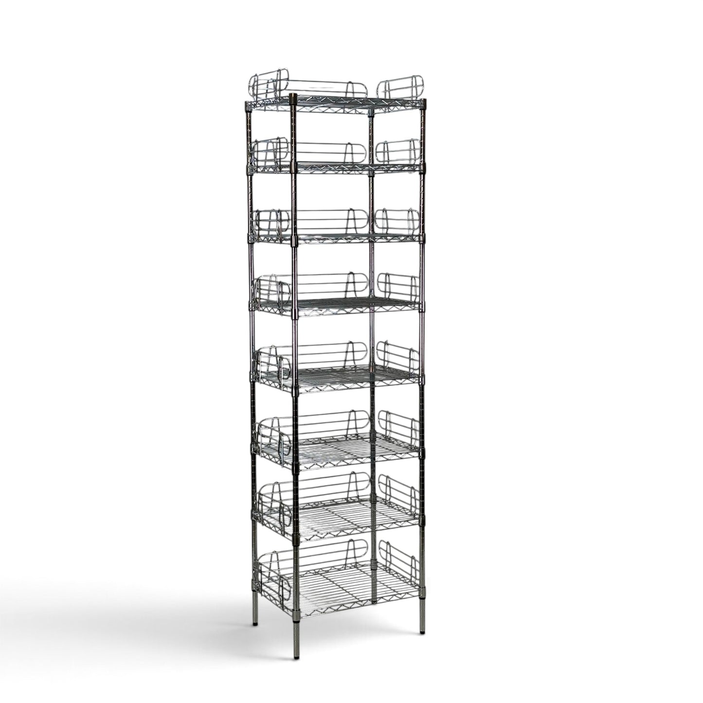 Scaffale Metallika H 252cm  – 8 Ripiani 60×35 cm