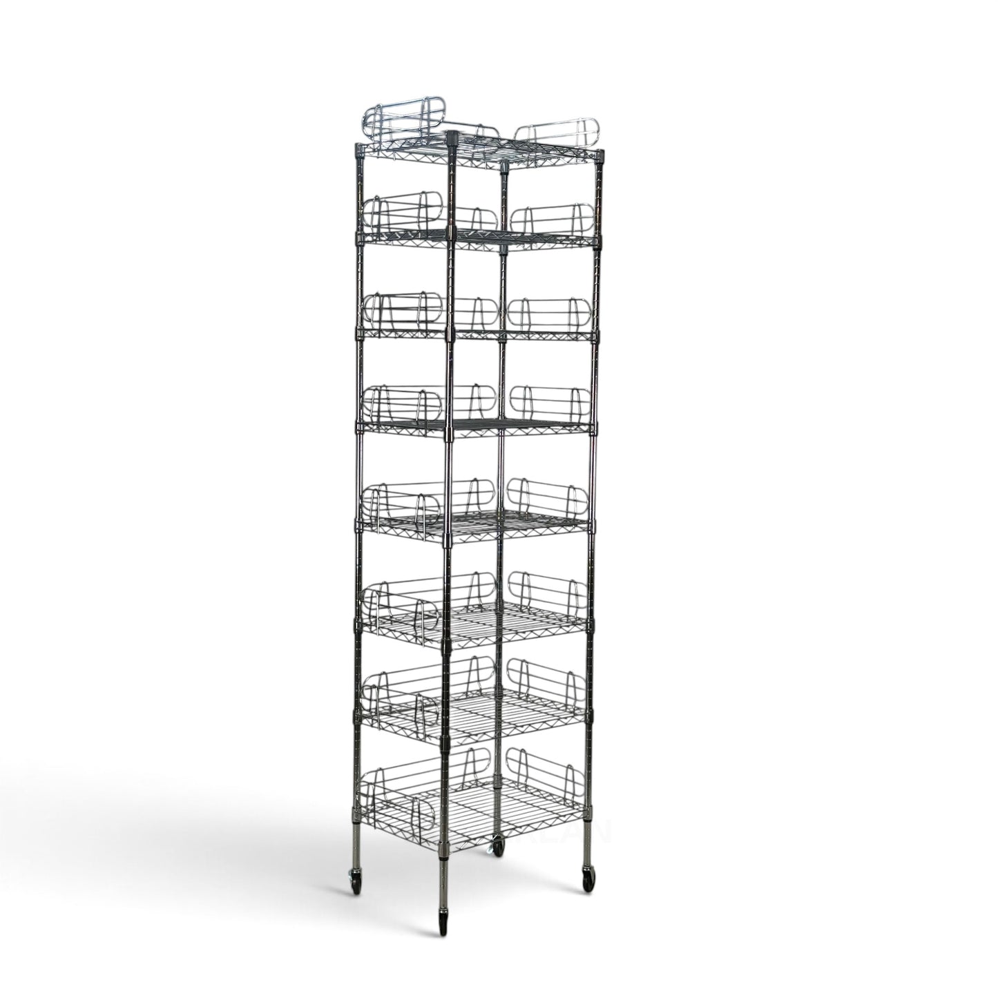 Scaffale Metallika H 222cm  – 8 Ripiani 60×45 cm