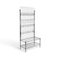Espositore Porta Blister Metallika H 182cm  –  2 Ripiani 45x90 - 32 ganci